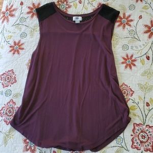 Old Navy purple dress tank top